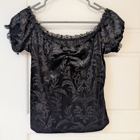 Velvet top - Picture 1 of 3